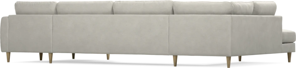 Bridge - 3-sits soffa med divan vänster och schäslong höger - Grå