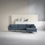 County - 2,5-sits soffa med divan höger - Blå
