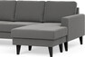 Sierra - 4-sits soffa med divan vänster och schäslong höger - Grå