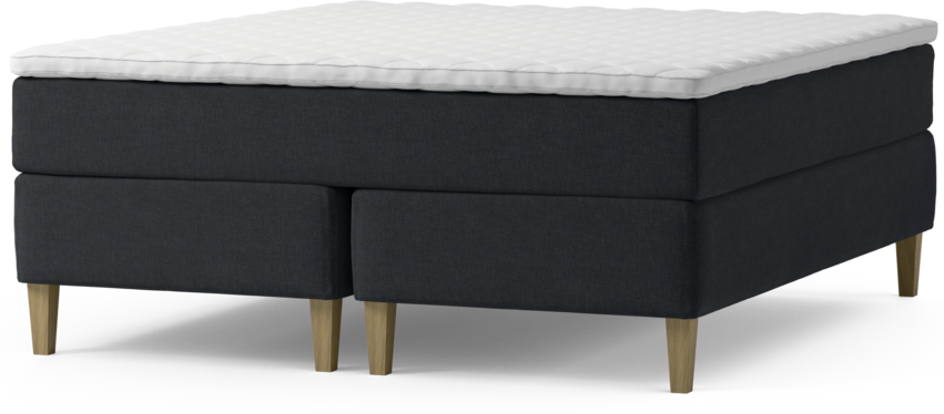 Delux Dream - Kontinentalsäng, dubbelsäng med bäddmadrass och sängben