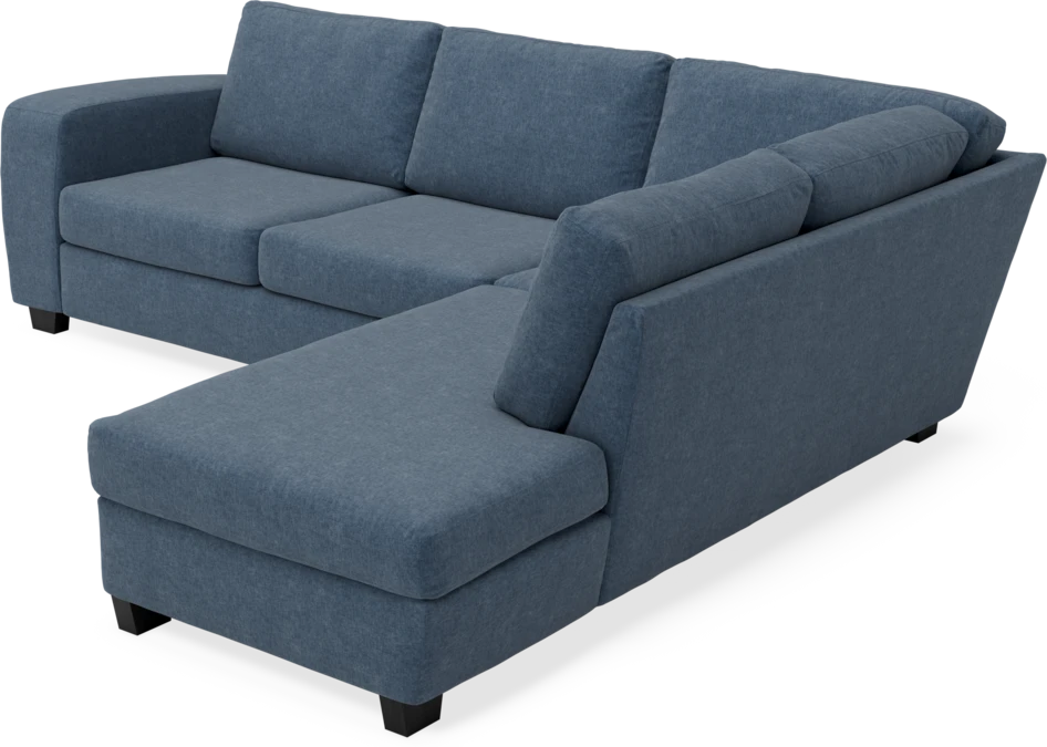 Friday - 2,5-sits soffa med divan höger - Blå