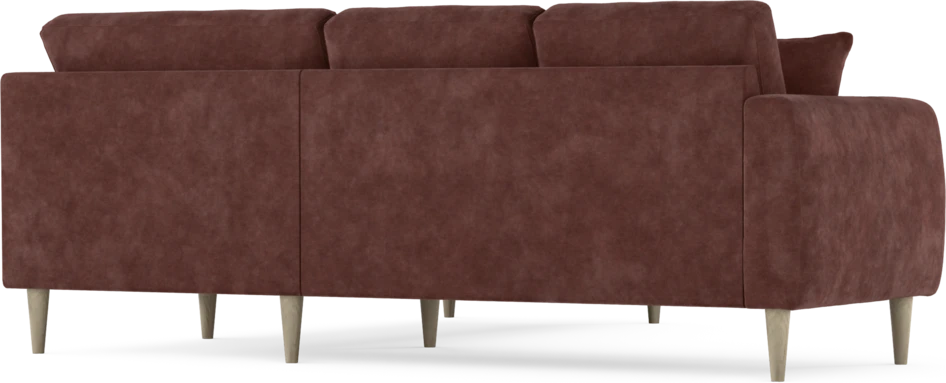 Eden - Hörnsoffa, 2+2-sits - Röd