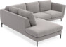 Madison - 2-sits soffa med divan vänster - Grå