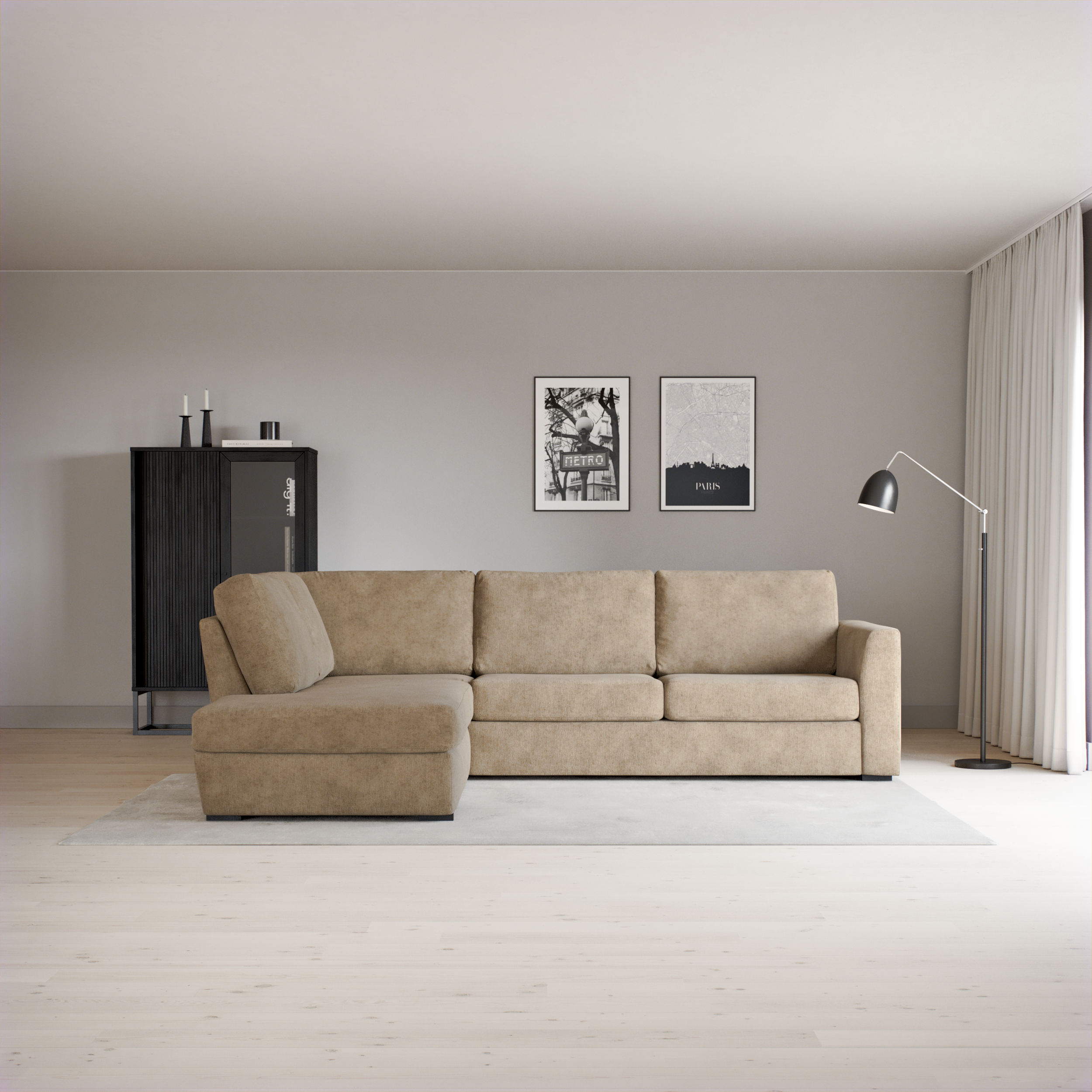 Friday - 2,5-sits soffa med divan vänster - inspiration