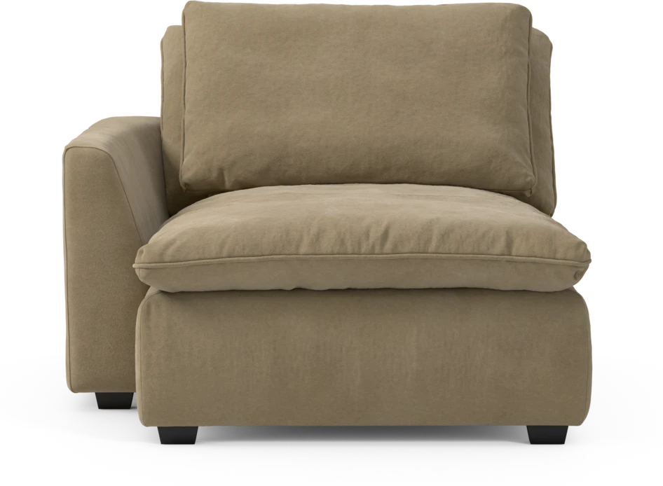 Bellora - Schäslong med armstöd vänster - Beige