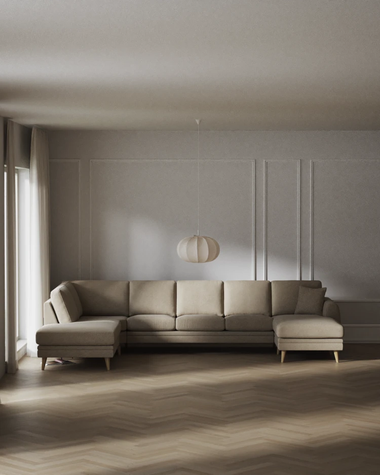 Eden - 3-sits soffa med divan vänster och schäslong höger - inspiration