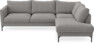 Impression Delux - 3-sits soffa med divan höger - Grå