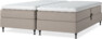 Delux Sense - Ställbar säng, dubbelsäng med bäddmadrass - Beige