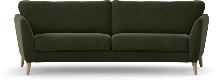Bridge - 3-sits soffa svängd - Grön