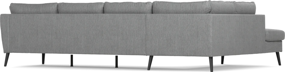 County - 3-sits soffa med divan vänster - Grå