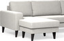 Sierra - 4-sits soffa med schäslong vänster och divan höger - Beige