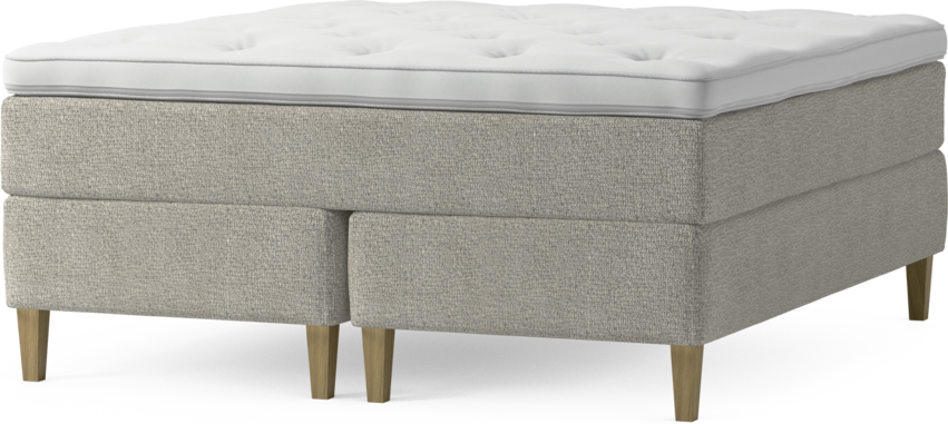 Delux Dream - Kontinentalsäng, dubbelsäng med bäddmadrass och sängben