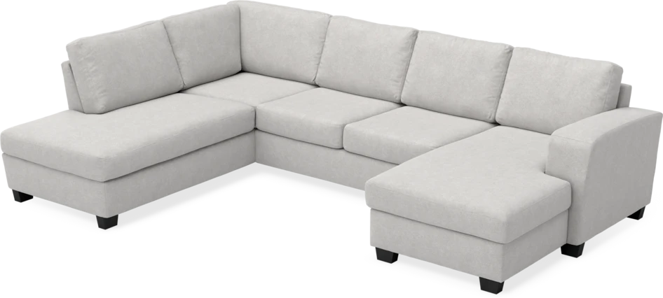 Friday - 3-sits soffa med divan vänster och schäslong höger - Grå