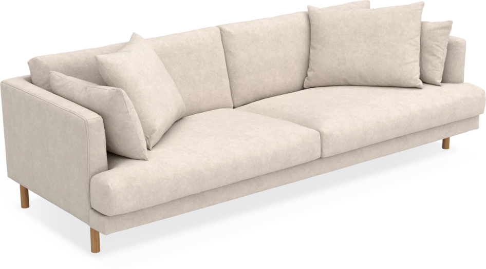 Harper - 4-sits soffa - Vit