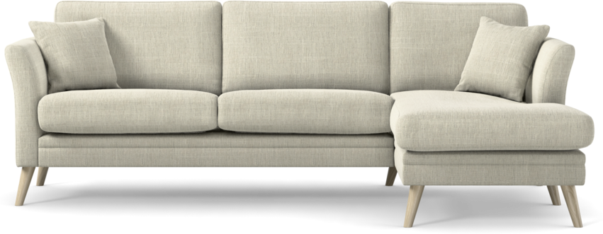 Eden - 2,5-sits soffa med schäslong - Beige