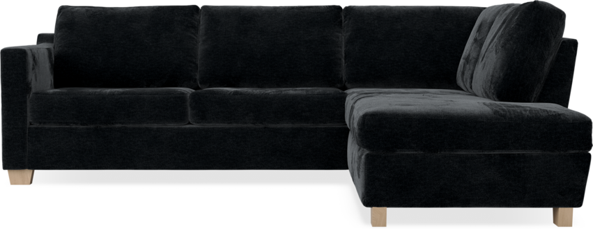 Friday - 2,5-sits soffa med divan höger - Blå