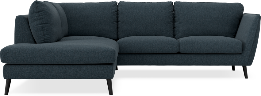 Madison - 2-sits soffa med divan vänster - Turkos