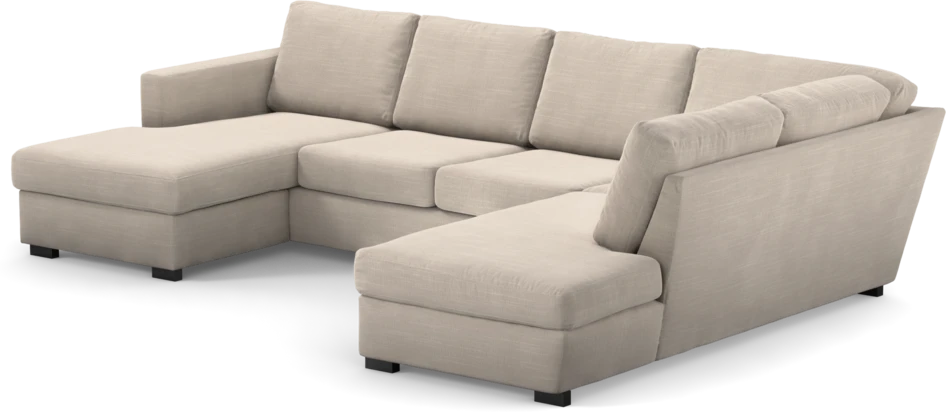 Friday - 3-sits soffa med schäslong vänster och divan höger - Beige
