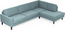 Sierra - 3-sits soffa med divan höger - Blå