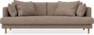 Harper - 3-sits soffa, hel dyna - Brun