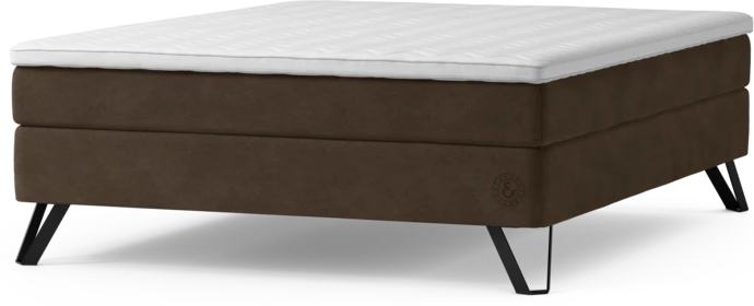 Saltskär Comfort, Kontinentalsäng, dubbelsäng med bäddmadrass Comfort och sängben