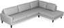 Sierra - 3-sits soffa med divan höger - Grå