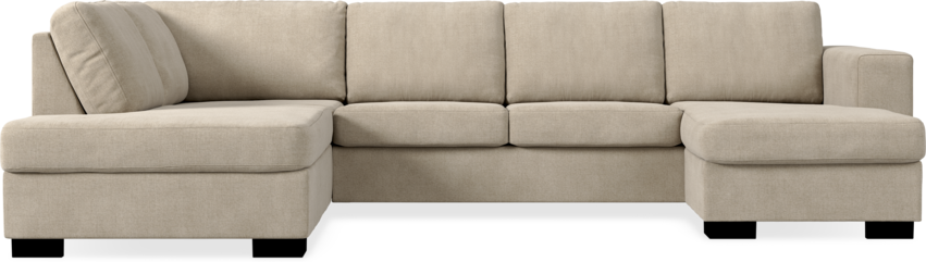 Nevada - 3-sits soffa med divan vänster och schäslong höger - Beige
