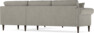 Eden - Hörnsoffa, 2,5+2,5-sits - Grå