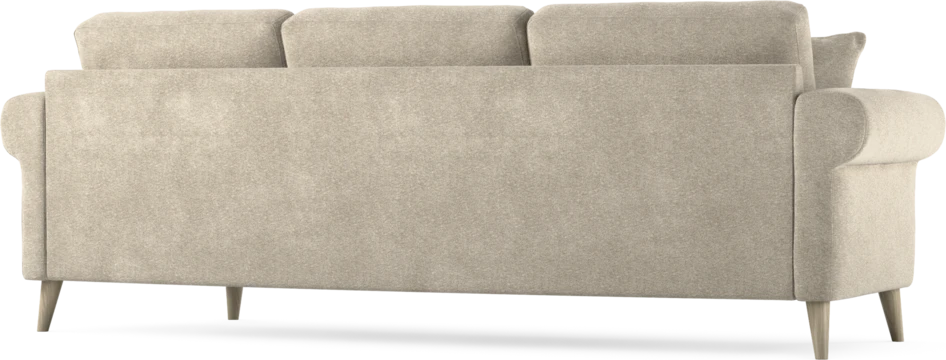 Eden - 3-sits soffa svängd - Beige
