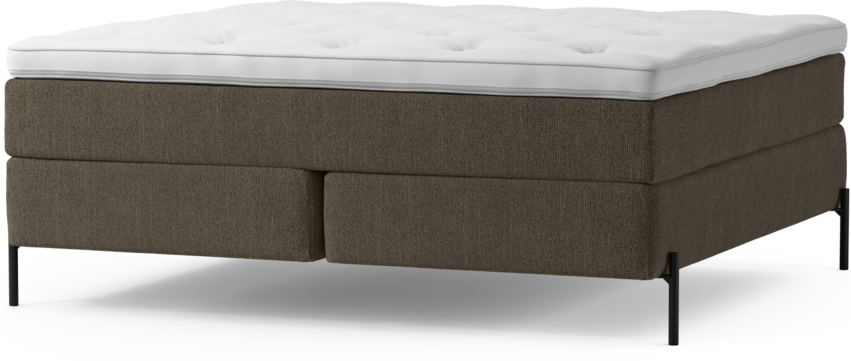 Delux Exclusive - Kontinentalsäng, dubbelsäng med bäddmadrass och sängben