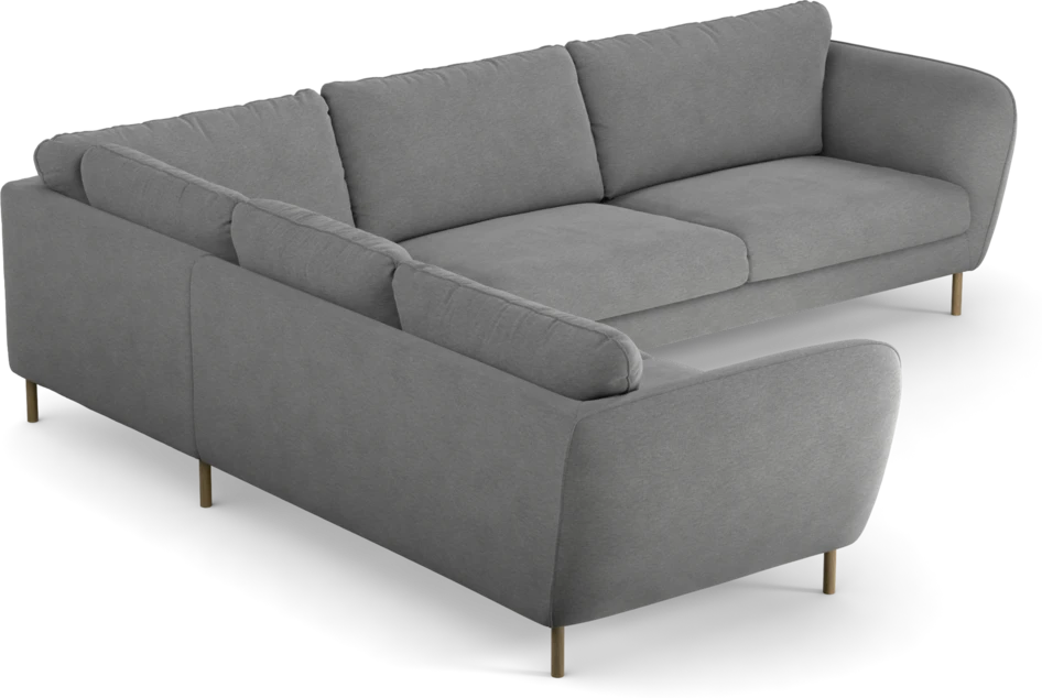 Madison Lux - Hörnsoffa 2+3-sits, hörn 1 - Grå