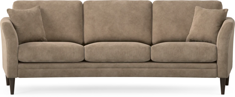Eden - 3-sits soffa svängd - Beige