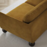 Madison Lux - 2-sits soffa med schäslong vänster - Gul