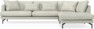 Harper - 3-sits soffa med divan höger - Beige