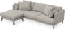 Harper - 4-sits med schäslong vänster - Beige
