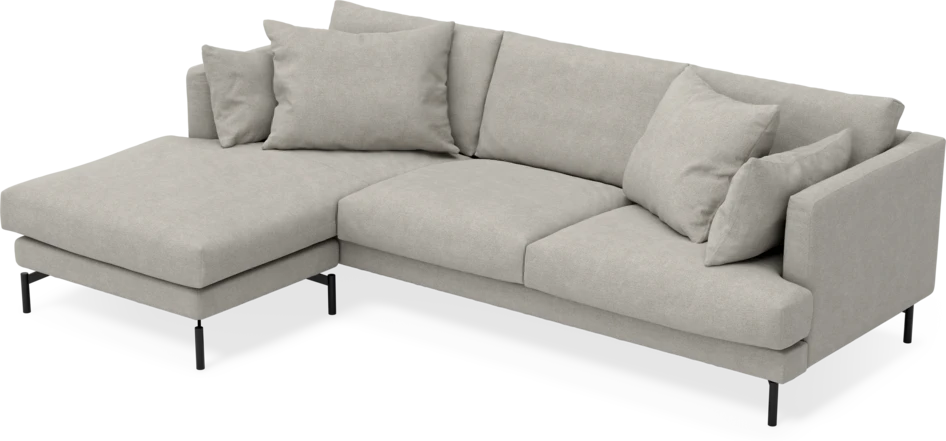 Harper - 4-sits med schäslong vänster - Beige