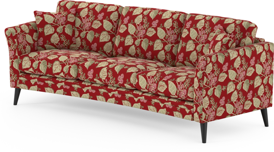 Eden - 3-sits soffa svängd - Flerfärgad