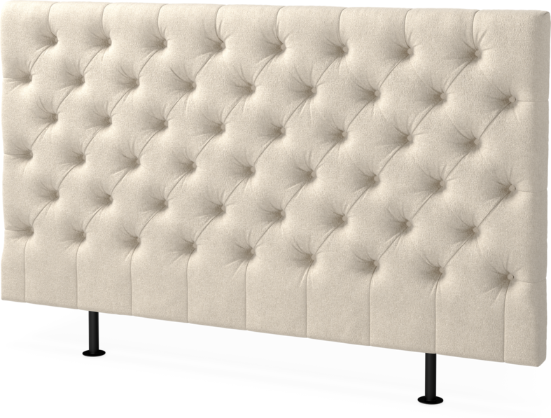 Cape pikerad - Sänggavel låg, , 90-210 cm - Beige