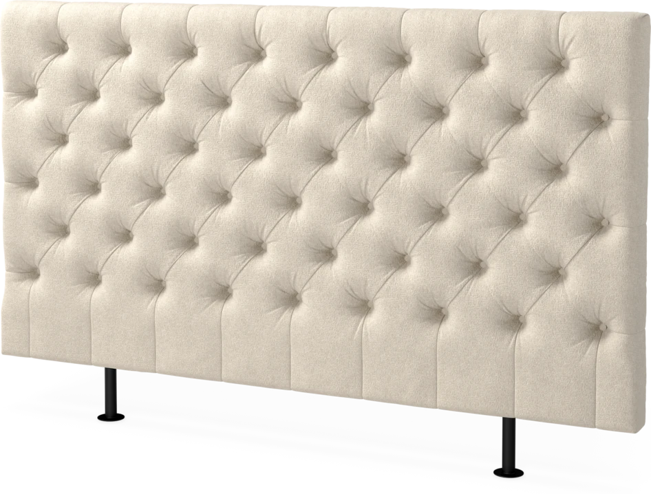 Cape pikerad - Sänggavel låg, , 90-210 cm - Beige