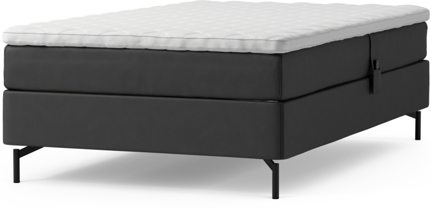 Delux Sense - Ställbar säng, enkelsäng med bäddmadrass och sängben