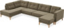 Rio - 4-sits soffa med divan vänster och schäslong höger - Grön