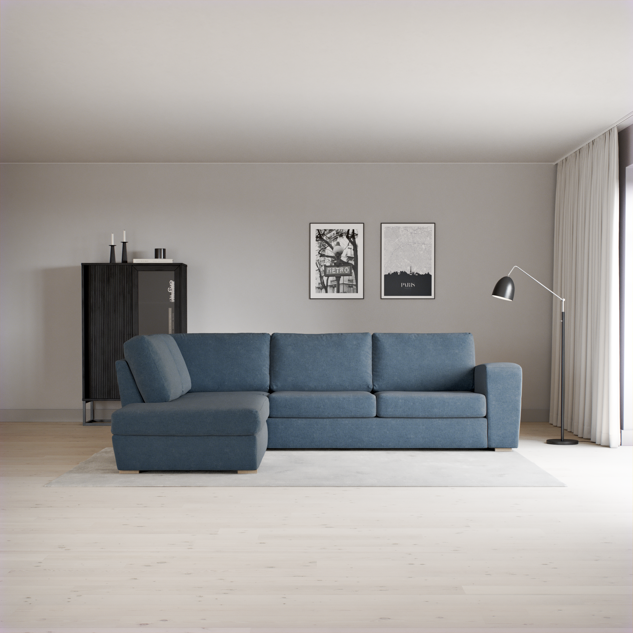 Friday - 2,5-sits soffa med divan vänster - inspiration