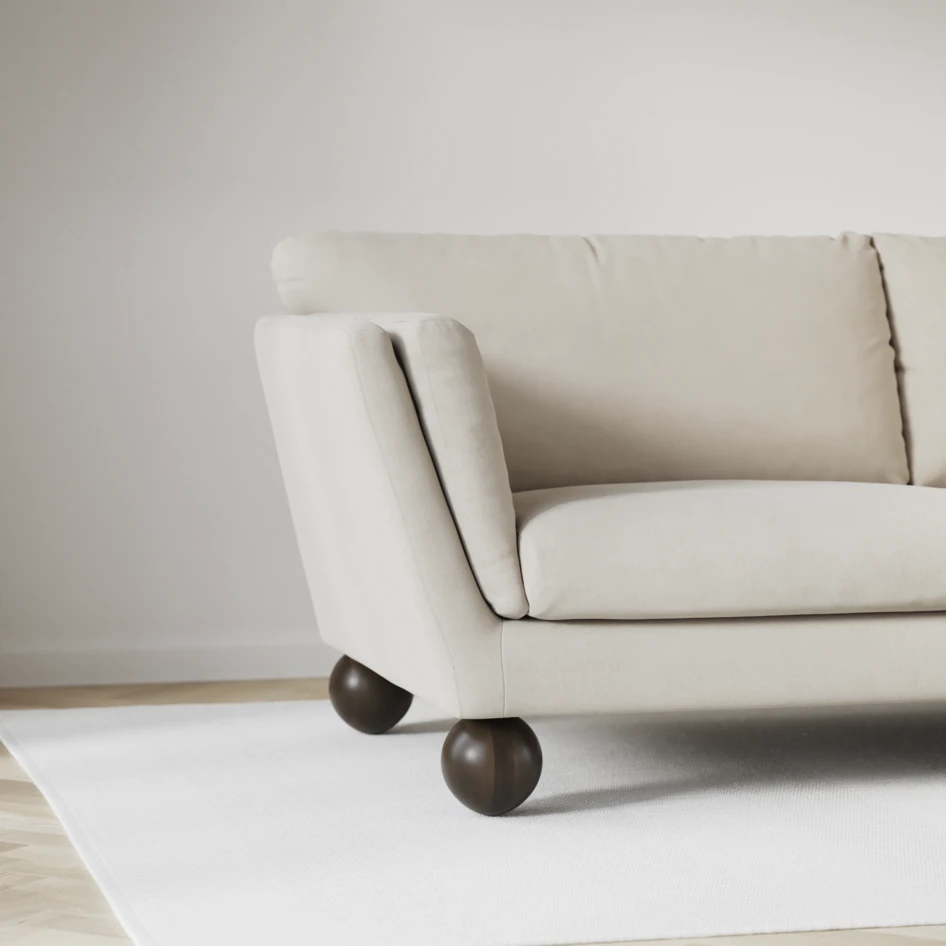 Madison Lux - Hörnsoffa med schäslong höger - Beige