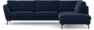 Madison Lux - 3-sits soffa med divan höger - Blå