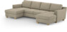 Friday - 2-sits soffa med två schäslonger - Beige
