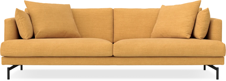 Harper - 4-sits soffa - Gul