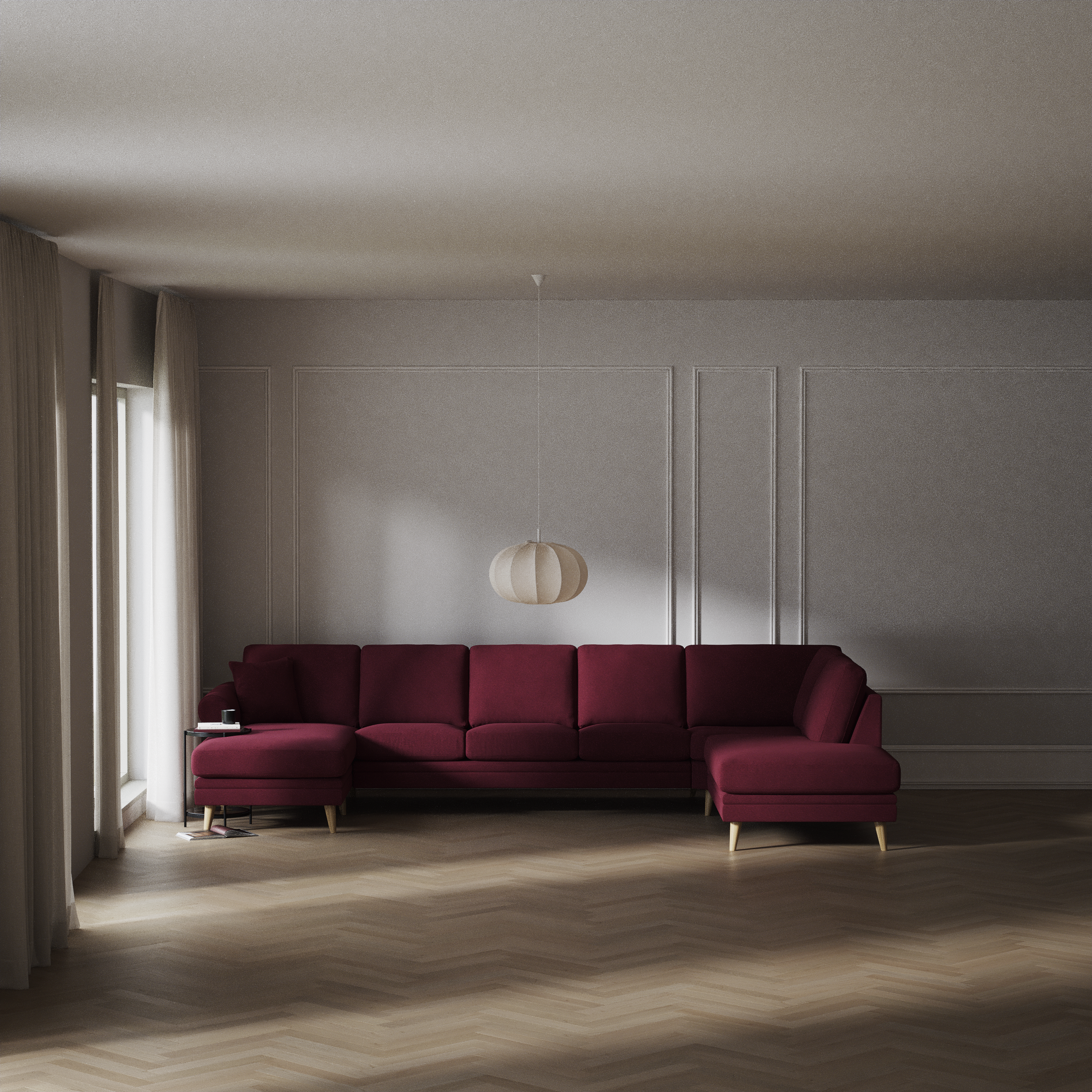 Eden - 3-sits soffa med schäslong vänster och divan höger - inspiration