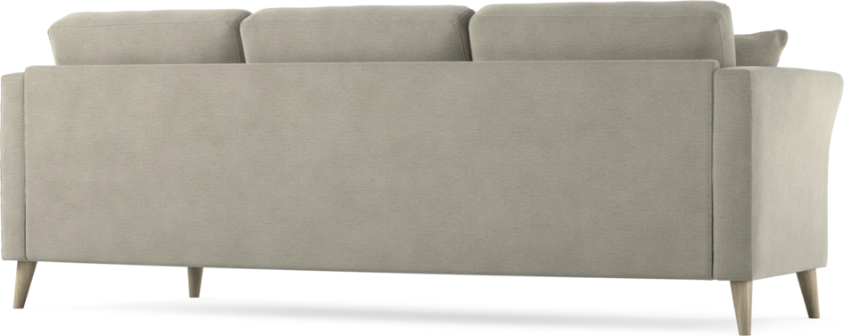 Eden - 3-sits soffa svängd - Brun