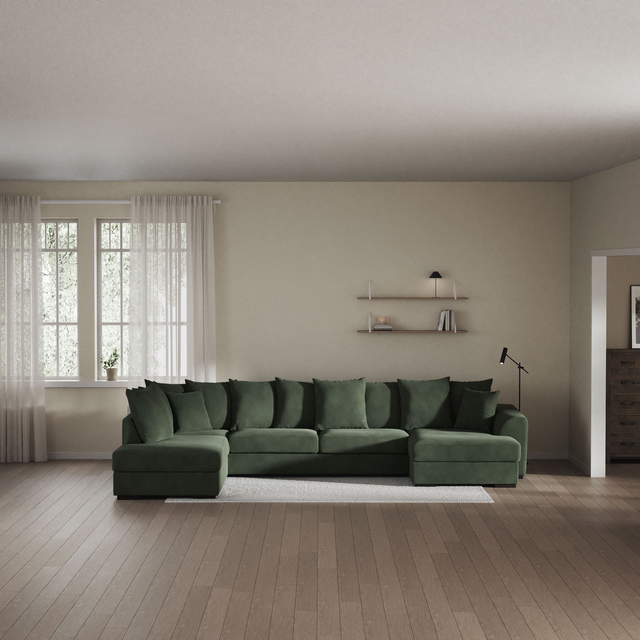 Town - 3-sits soffa med divan vänster och schäslong höger - inspiration