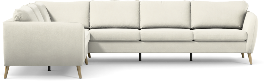 County - Hörnsoffa, 2+3-sits - Vit